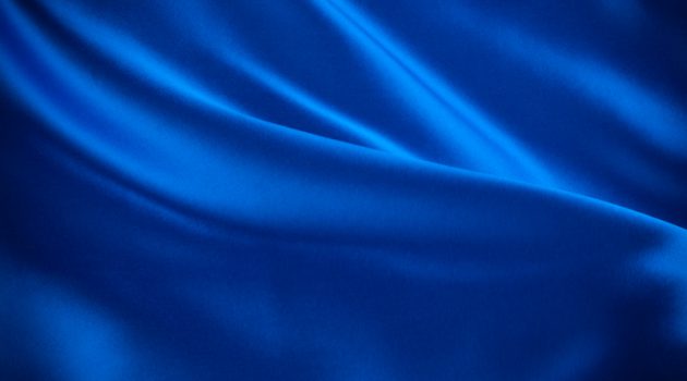 Blue Silk  which is moving